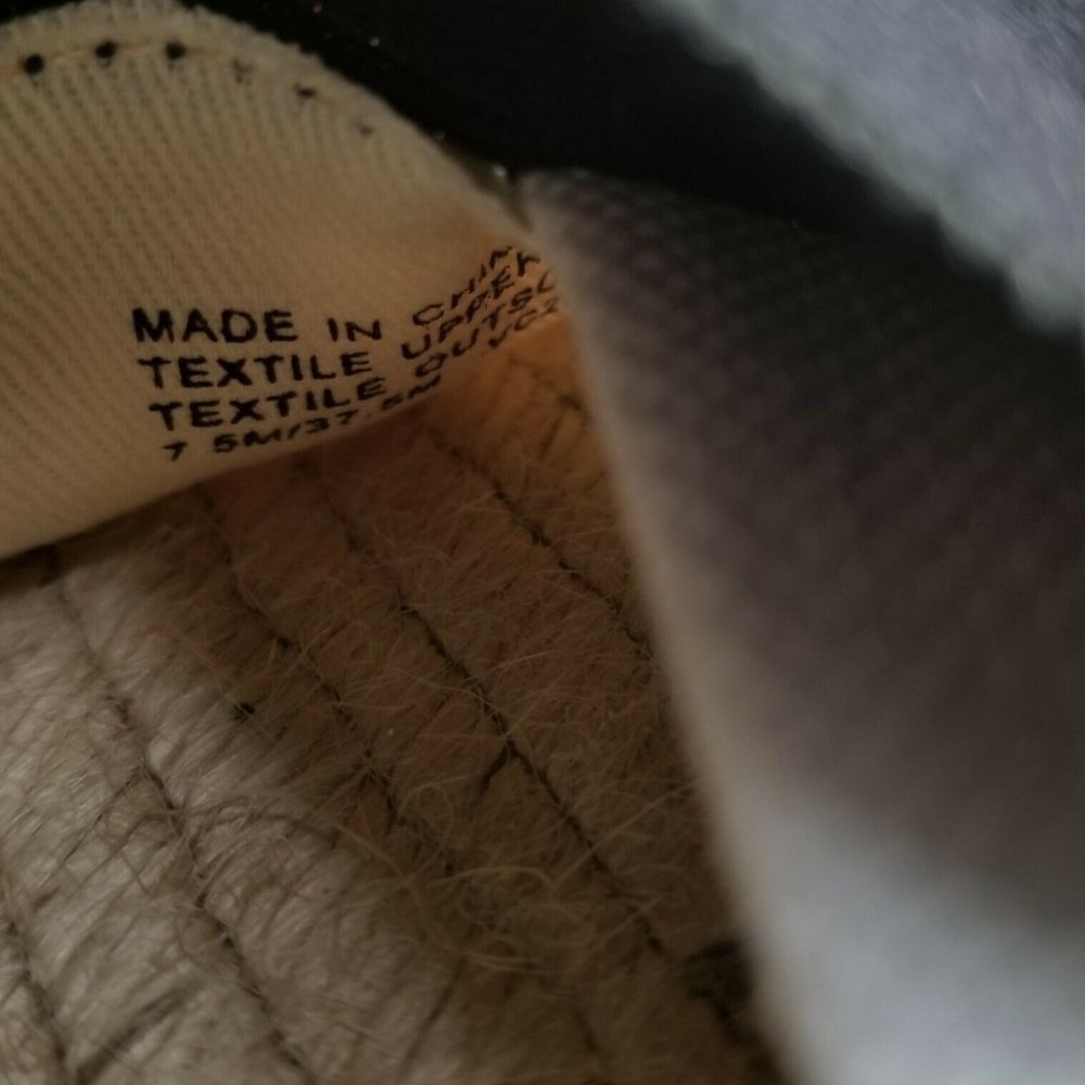 Michael Kors Slip-On Flats Espadrilles Women's Shoes Size 7.5 White/Black New - Picture 7 of 8